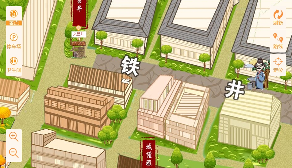 湾岭镇智慧景区：手绘地图与语音导览的完美融合